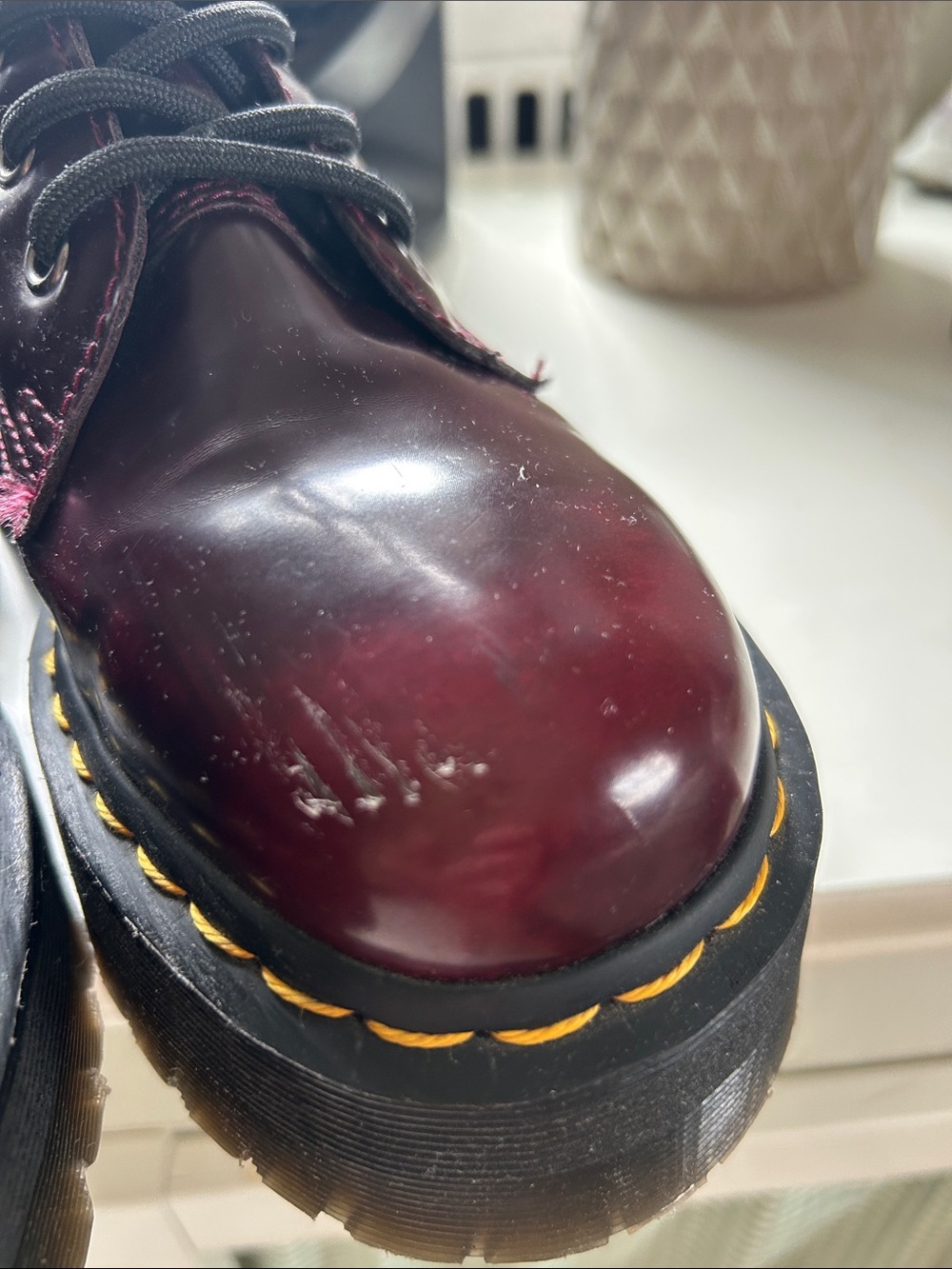 🔥 STUNNING DR. MARTENS VEGAN JADON II PLATFORM BOOTS 🔥 - Picture 5 of 10